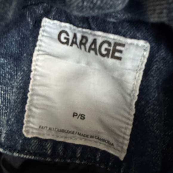 Garage Denim Tone Puffer Jacket EUC Sz S - Picture 6 of 9